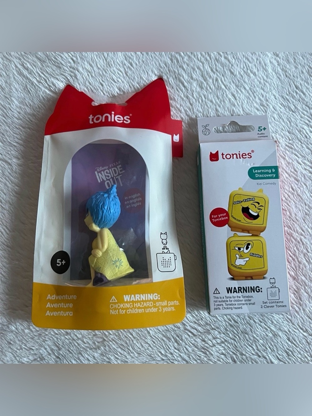 TonieBox Tonies Figures - Inside Out Joy Tonie & 2pk Kid Comedy Tonies